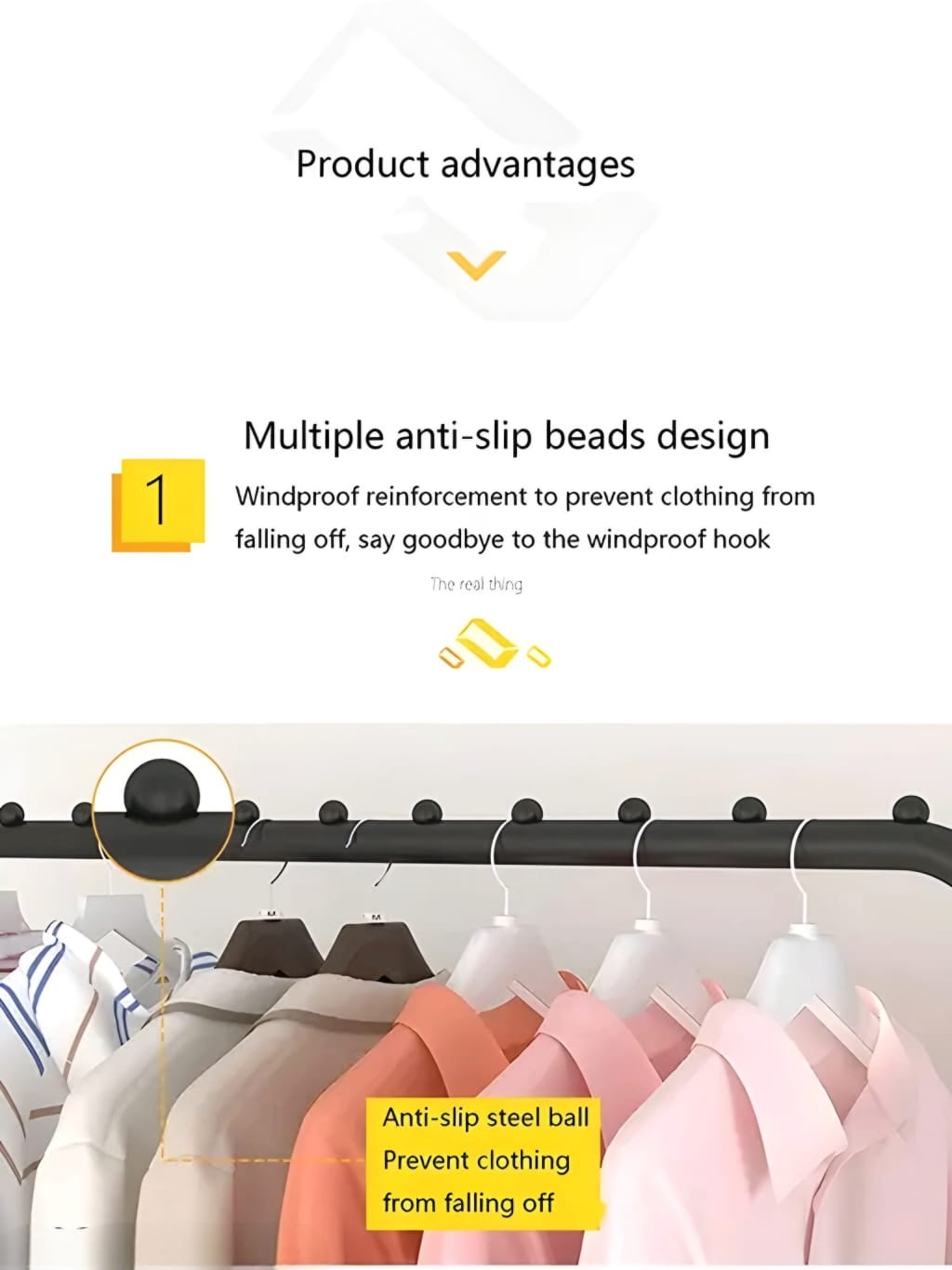 Heavy Duty Metal Garment Rack | Freestanding Clothes Hanging Stand with Bottom Storage Shelf